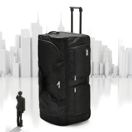 Carry-ons reizen grote bagage 32/40 inch koffer op wielen oxford manwomen draagbare grote trolley rollende bagage