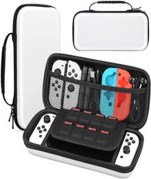 Caso de transporte compatible con Nintendo Switch Modelo OLED Shell Hard Shell Portable Travel Pouch Accesorios de juego254H1974859