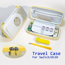 Étui de transport pour Nintendo Switch Switch OLED, étui de transport rigide pour Nintendo Switch avec 10 supports de cartes de jeu, pochette portable pour Nintendo Switch