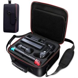 Étui de rangement de transport Fente pour carte Pochette de grande capacité Sac de protection pour Nintend Nitendo Nintendo Switch Accessoires de jeu oled 240126