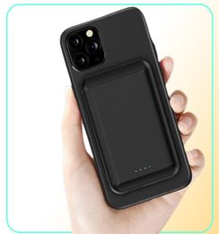 Carryon téléphone portable magnétique 15W charge par induction banque d'alimentation 5000mah pour iPhone 12 Magsafe QI chargeur sans fil Powerbank Type8780840