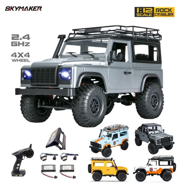 Voitures à échelle 1:12, modèle RTR, WPL RC, voiture 2.4G 4WD MN99S RC Rock Crawler MN98 MN99 Defender Pickup, camion télécommandé, jouets