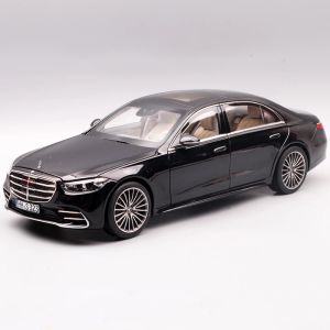 Voitures 1:22 MAYBACH S400 ALLIAG LUXY CAR MODEAU DICASTS METAL METAL Toy Véhicules Car Modèle Sound de simulation haute et léger Cadeau de jouets