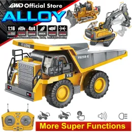 Voitures 4WD Super Engineering Vehicle Remote Control RC Car radio hors route 4x4 Excavator Truck Bulldozer Kids Toys Gift
