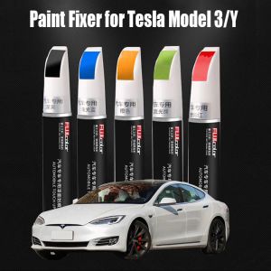 Stylo de réparation de peinture de voiture, pour Tesla modèle 3 Highland Y X S 2024 2023, fixateur de peinture de voiture, accessoires de réparation, noir blanc rouge bleu argent