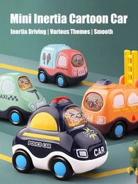 Auto's Diecast Model Cars Childrens Strollers Taxis Ambulances brandweerwagenmodellen Baby jongens Fun Toys Car Kits D240527