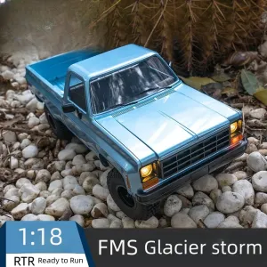 Voitures FMS 1/18 RC Car Glacier Storm Electric Remote Control Cars Simulation Mini Tamion 4 roues motrices RC CRAWLER RC POUR CADEAUX ADULTANTS