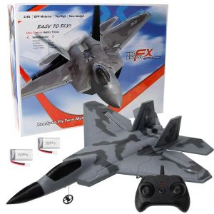 Auto's FX622 2,4 GHz afstandsbediening vlak vaste vleugel kleine F22 Fighter Aircraft Model Toy RC Glider voor jongenskinderen geschenken