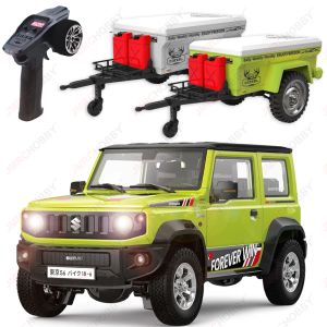 Auto's HG453 Pro Licensed Suzuki Jimny 1/16 Schaal 2.4Gremote Control Cars Simulatie Licht Sound Smoke Systerm Systerm proportionele RC Crawler