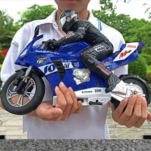 Coches Modelo de motocicleta de alta velocidad 2.4G 1:6 Big RC Motorcycle Car Radio Control Car Control remoto Juguete Drift Stunt Cars Juguetes para niño