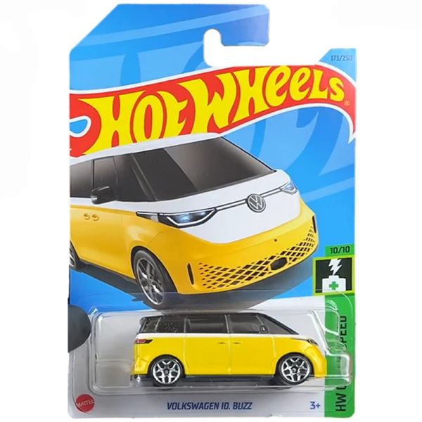 Voitures Hot Wheels 1/64 Volkswagen ID Buzz Metal Diecast Model Cars Toy Véhicules