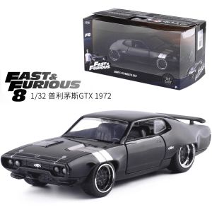 Auto's Jada 1:32 Fast en Furious Alloy Car 1972 Plymouth GTX Metal Diecast Classic Street Race Model Toy Collection For Children Gift