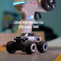 Voitures LDARC M58 RC TRUCK RTR 2,4 GHz 1/58 Mini Mirco RC Electric Remote Mode