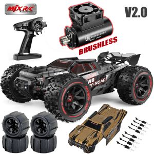 Voitures MJX 1/14 Hyper Go 14209 14210 V2.0, télécommande, étanche aux éclaboussures, haute vitesse, sans balais, voiture de loisir RC à double roues, camion tout-terrain