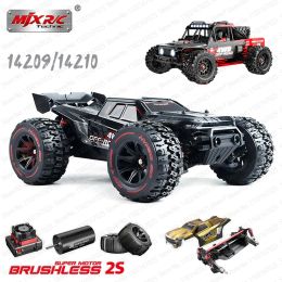 Voitures New MJX Hypergo 14210 14209 RACING TRUCK TRUCKELLESS REMOTO COMPOTER CAR 1/14 tout-terrain Drifting Highpeed RC Car Toys