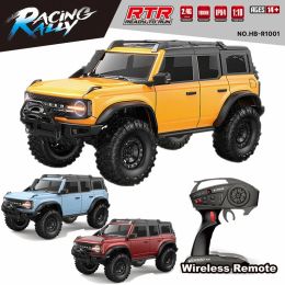 Voitures R1001 Simulation RC escalade voiture 1/10 4WD haute et basse vitesse changement tout-terrain jouet voiture pleine échelle télécommande modèle véhicule