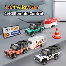 CARS RC Car 2.4G 5CH 1:64 ALLIAG MINI REMOTO COMPOTER SUV DRIFS Long Endurance Electric Offroad Vehicle Toys for Boys Children Gifts