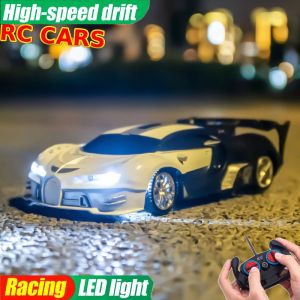 Auto's RC CAR LED LICHT 2.4G Radio 1:16 Remote Control Sports Cars For Children Racing High Speed Drive Vehicle Drift Boys Toys Gifts