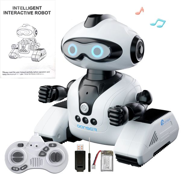 Cars RC Robot Toy Toy Kids Inteligencia Gestencia Sensado de educación temprana Ciencia Música Música Control remoto Robots juguetes para niños Niñas