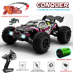 CARS SCY 16102PRO 1:16 70 km / h ou 50 km / h 4WD RC Car télécommande voitures Camion de monstre de dérive haute vitesse pour enfants vs wltoys 144001 jouets