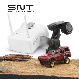 Autos SNT Y60 3005 1:64 Patro Offroad Micro FPV Car con gafas 4WD RC Simulación de automóvil Drift Camión de escalada CARRO DE CONTROL REMOTO