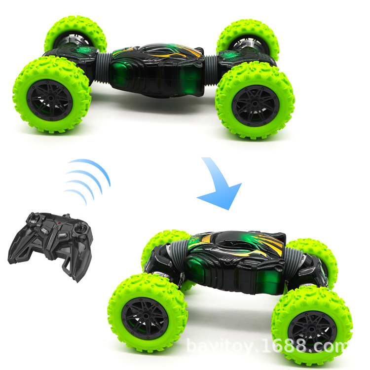 cars toys for kid stunt double-sided flip twist climbing car children's remote control four-wheel drive deformation off-road twist car