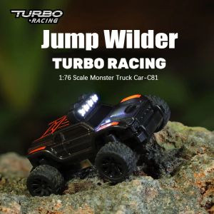 Cars Turbo Racing 1:76 C81 C82 Grote Voet RC Monster Truck Auto VoLedige Proportionele RTR Kit Speelgoed