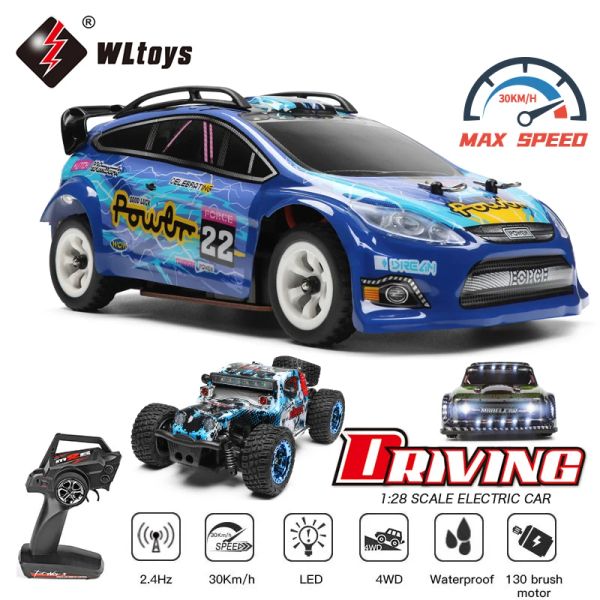 Coches WLtoys 1:28 284010 284161 2,4G Racing Mini RC Car 30 KM/H 4WD eléctrico de alta velocidad Control remoto Drift juguetes para niños regalos