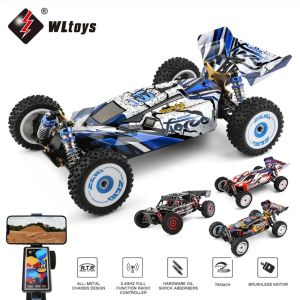 Voitures wltoys 124008 124016 75 km / h 4WD RC Car Camion de monstre professionnel High Speed Racing Remote Control Cars Toys