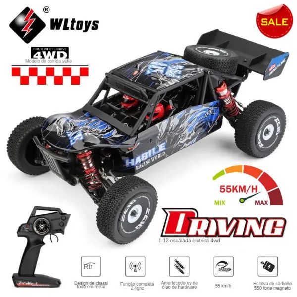 Voitures wltoys 124018 1:12 4WD 55 km / h