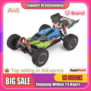 Voitures wltoys 144001 1/14 2,4g 4 roues motrices Racing RCA RC Modèles de véhicules de voiture 60 km / h (forfait personnalisé) Aucune boîte de greniers