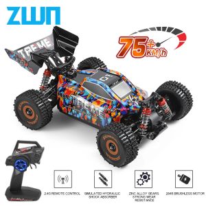 Voitures wltoys 184016 144010 75 km / h 2,4g RC Car Brushless 4wd Electric High Speed Offroad Remote Control Drift Toys for Children Racing