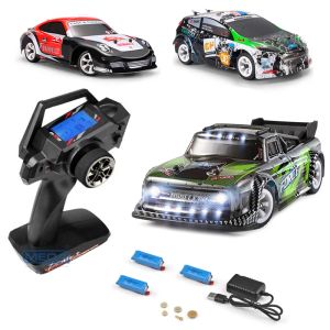 Auto's Wltoys K989 K969 284131 Upgrade LCD-versie 4WD 1/28 RC High Speed Racing Mosquito 2,4 GHz OffRoad RTR Rally Drift Auto