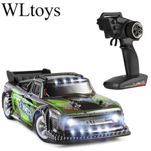 Auto's WLtoys k989 Opgewaardeerd 284131 1/28 Met Led-verlichting 2.4G 4WD 30 Km/u Metalen Chassis Elektrische Hoge Snelheid OffRoad Drift RC Auto's