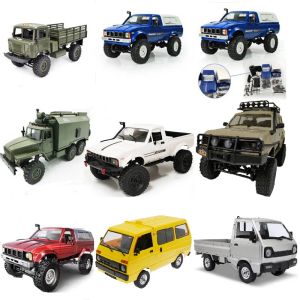 Auto's WPL Auto's RC auto 4WD Radiobesturing Offroad-auto RTR KIT Rock Crawler Elektrische buggy Bewegende machine C54 B24 B16 C24 B36 Montage