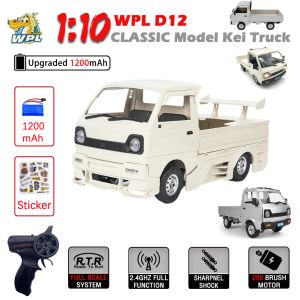 Voitures WPL D12 D12S 1:10 RC Simulation RC Simulation Drift Camion d'escalade LED LECT ONTORE 1/16 D12MINI CARRUCS CARRUCS POUR CADEAUX ENFANTS TOYS