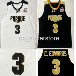 Carsen Edwards # 3 Purdue College Retro Basketball Jersey Cousu personnalisé Hommes Femmes Youth Basketball Jersey XS-6XL