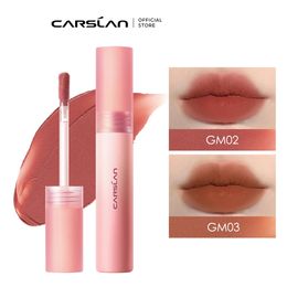 CARSLAN, ligero y glutinoso, niebla, barro labial, terciopelo mate, lápiz labial suave, 3 en 1, uso, rubor para ojos y mejillas, tinte hidratante 240111