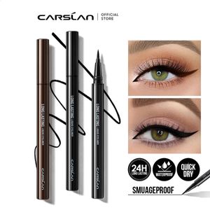 CARSLAN Eyeliner liquide longue durée imperméable à l'eau à séchage rapide fard à paupières anti-taches stylo Eye-Liner liquide Ultra fin maquillage pour femmes 240127