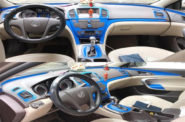CarStyling – autocollants de moulage de changement de couleur pour Console centrale intérieure de voiture en Fiber de carbone, pour Buick Regal Opel Insignia 200920134569244