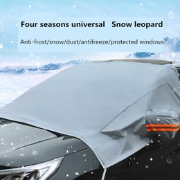 CARSUN, cubierta para parabrisas delantero de coche, cubierta para ventana de parabrisas de nieve, parasol, Protector solar para automóvil, accesorio para automóvil