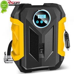 CARSUN Portable Automobile Air Compressor Digitale banden Inflatie Pomp LED -LAMP Compressiepompcompressor voor auto -motoriek