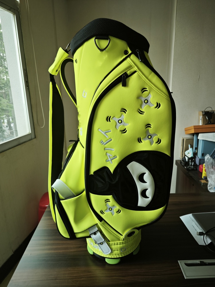 Vagn väskor scotty golfväska stor kapacitet ninja mönster begränsad upplaga väskor multifunktionella slipande läder vattentät väska kontakta oss för fler bilder af8