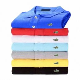 Cartolo 2023 Cott Geborduurde Hot Selling Heren Poloshirt Lente Zomer Nieuwe Smart Casual Ademende Revers Poloshirt voor Man T4pj #