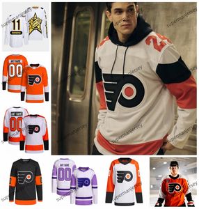 Carter Hart Owen Tippett 00 Gritty Flyers Hockey Jersey 2024 Stadionserie Ivan Provorov Travis Konecny Lindros Sean Couturier Cam York Nicolas Deslauriers Frost