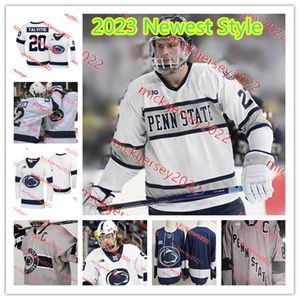 Carter Schade Penn State Nittany Lions Hockey Jersey Simon Mack Christian Berger Jimmy Dowd Jr. Carson Dyck Alex Servagno Xander Lamppa Christian Sarlo Jerseys Heren