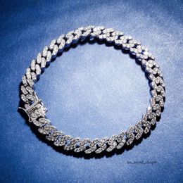 Carteras Designer Jewelry Chaînes Iced Out Men Femmes Femmes Anglets Hip Hop Bling Diamond Ankle Bracelets Gold Silver Cuban Link Accessoires de mode Charmes
