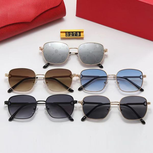 Gafas de sol de béisbol Carti para hombre, gafas geniales con marca Leopard head, antiluz azul, viajes en la playa, revestimiento de lentes UV, marco de metal, gafas graduadas personalizables