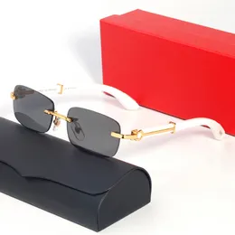 Carti-bril zonnebrillen voor vrouwen vierkante metalen heren designer brillen perplexer anti-ultraviolet multi-tinten bril