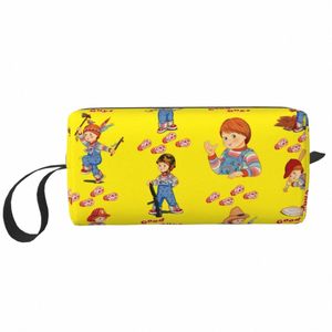 carto Good Guys Chucky Doll trousse de toilette Fi jeu d'enfant maquillage organisateur cosmétique pour femmes beauté stockage Dopp Kit Case n16k #